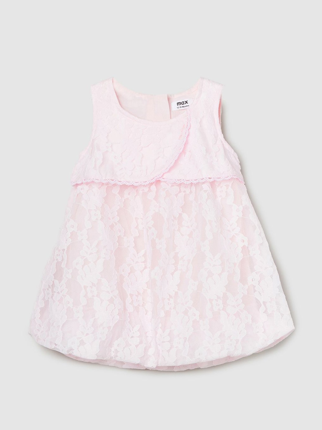 

max Girls Floral A-Line Dress, Pink