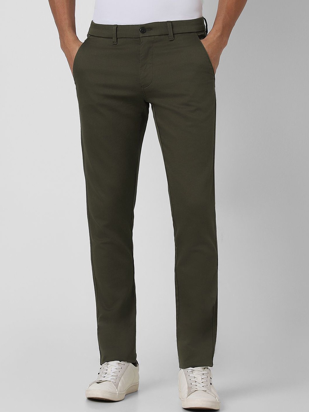 

Van Heusen Sport Men Slim Fit Trousers, Olive
