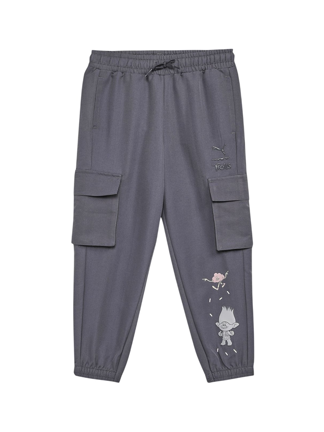 

Puma X Trolls Boys Relaxed Fit Cargo Pants, Grey