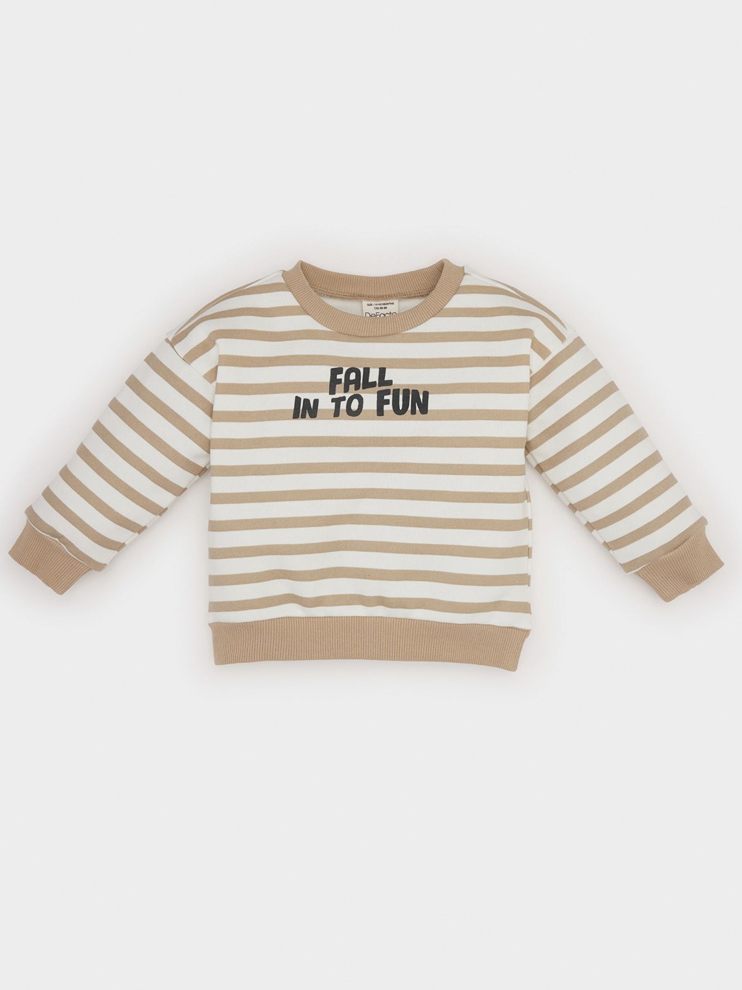 

DeFacto Boys Striped Pullover, White