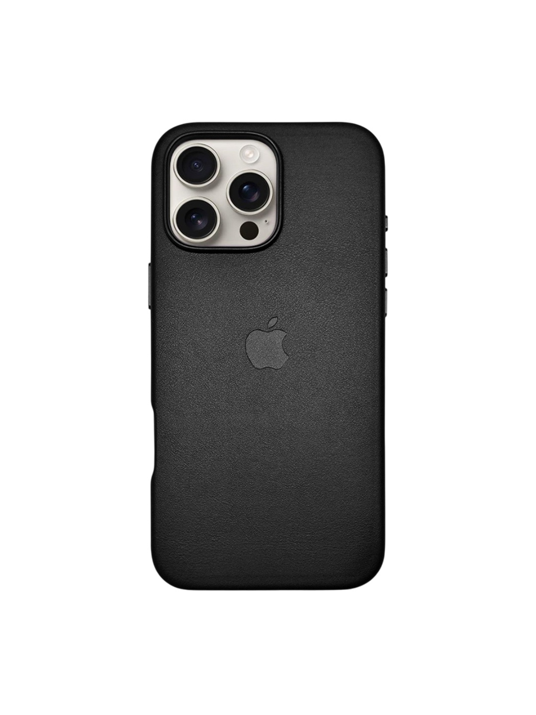 

TREEMODA Solid Printed iPhone 16 Pro Max Back Case Mobile Accessories, Black