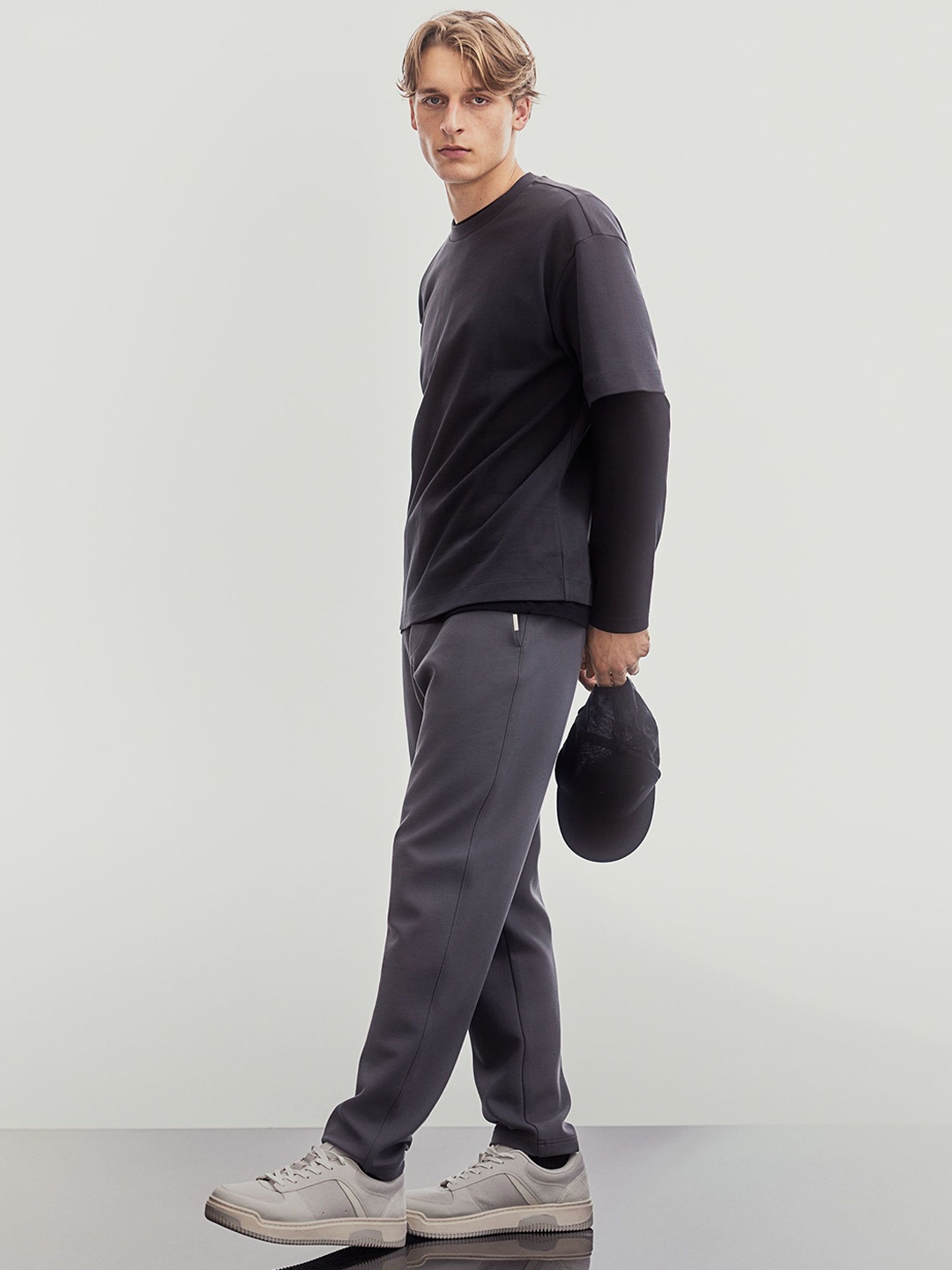 

H&M Loose-Fit T-Shirt, Grey