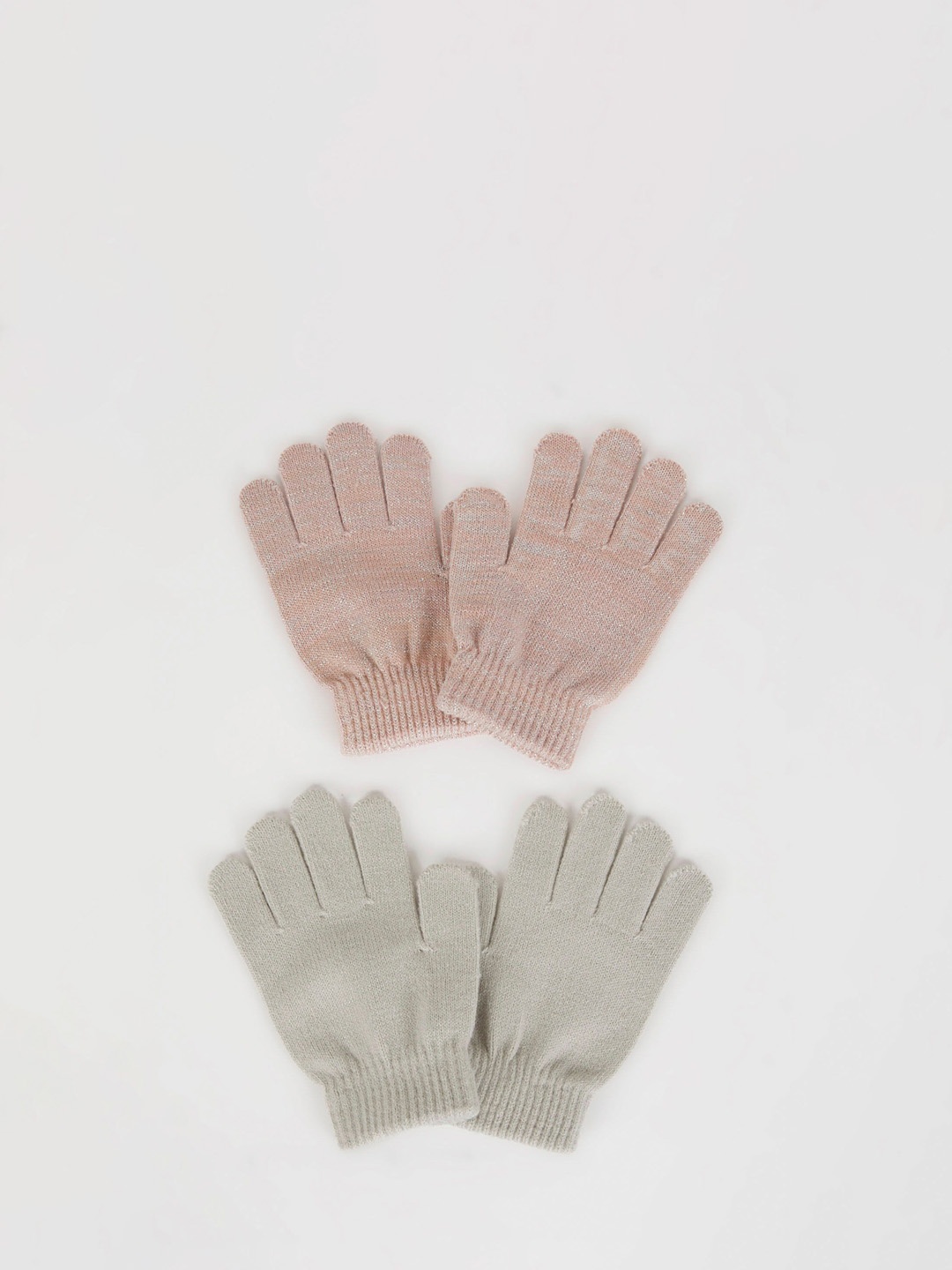 

DeFacto Girls Acrylic Winter Gloves, Pink