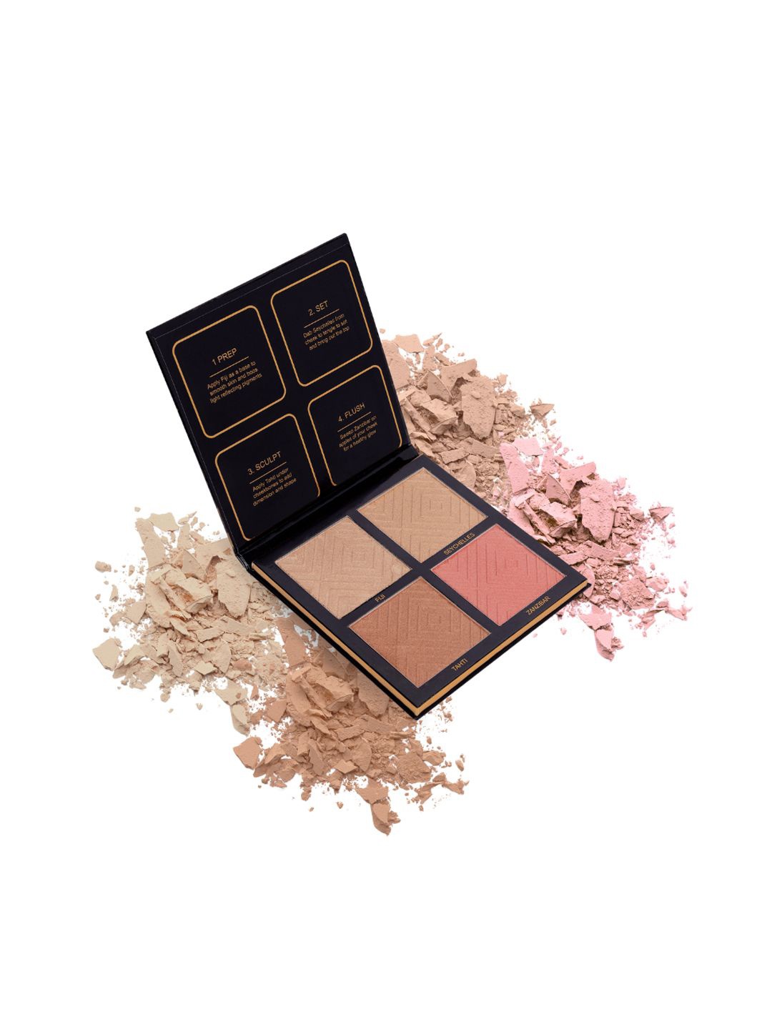 

Gorgeous Girl Highly Pigmented 3D Highlighter Palette - 48g - Shade 01, Bronze