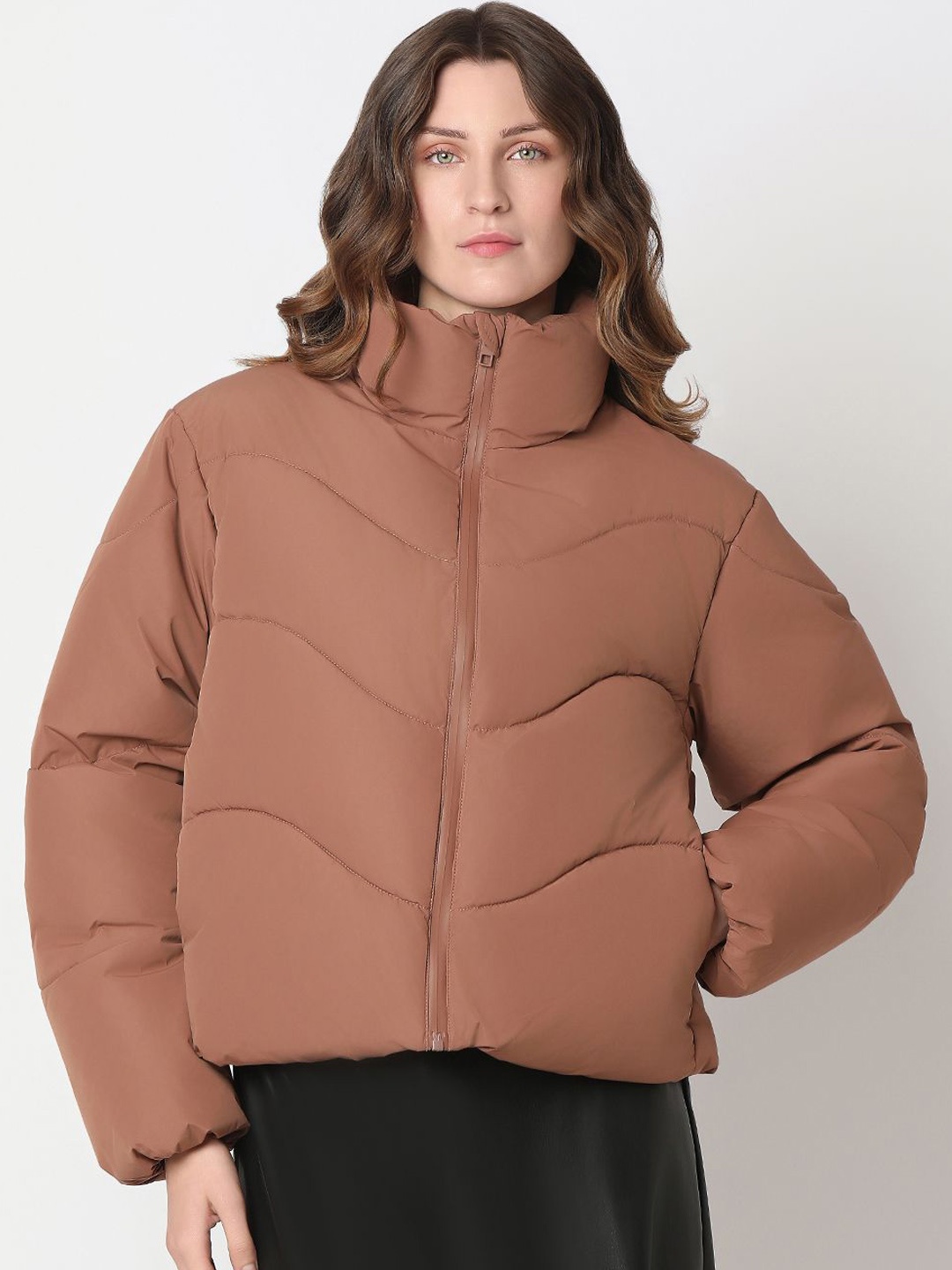 

Vero Moda Women Lightweight Puffer Jacket, Brown