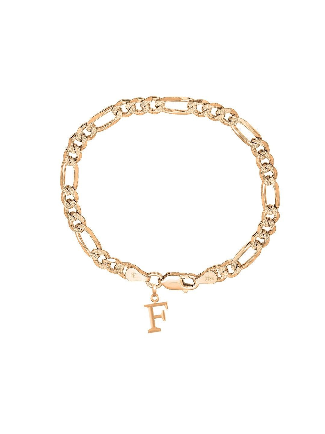 

AKSHAT SAPPHIRE Men Sterling Silver Link Bracelet, Gold