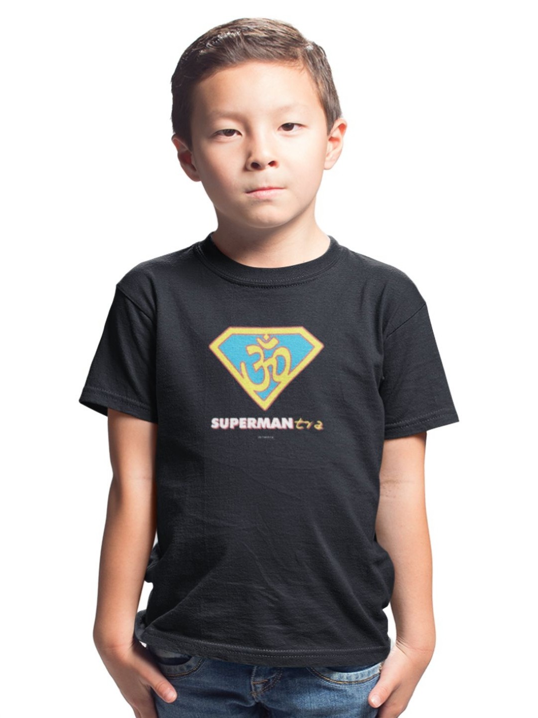 

Tantra Kids Typography Printed Applique T-shirt, Black