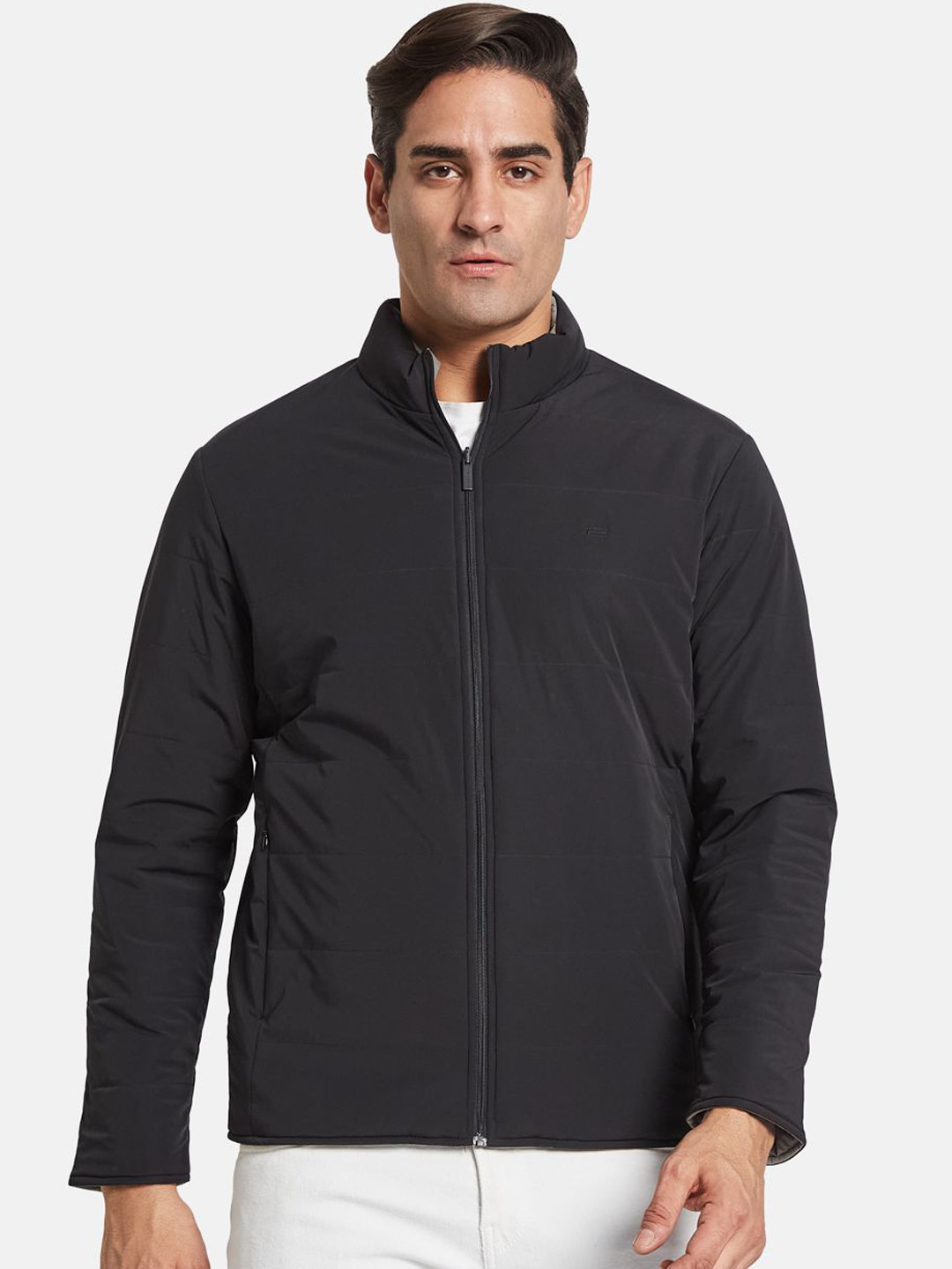 

METTLE Men Padded Jacket, Black