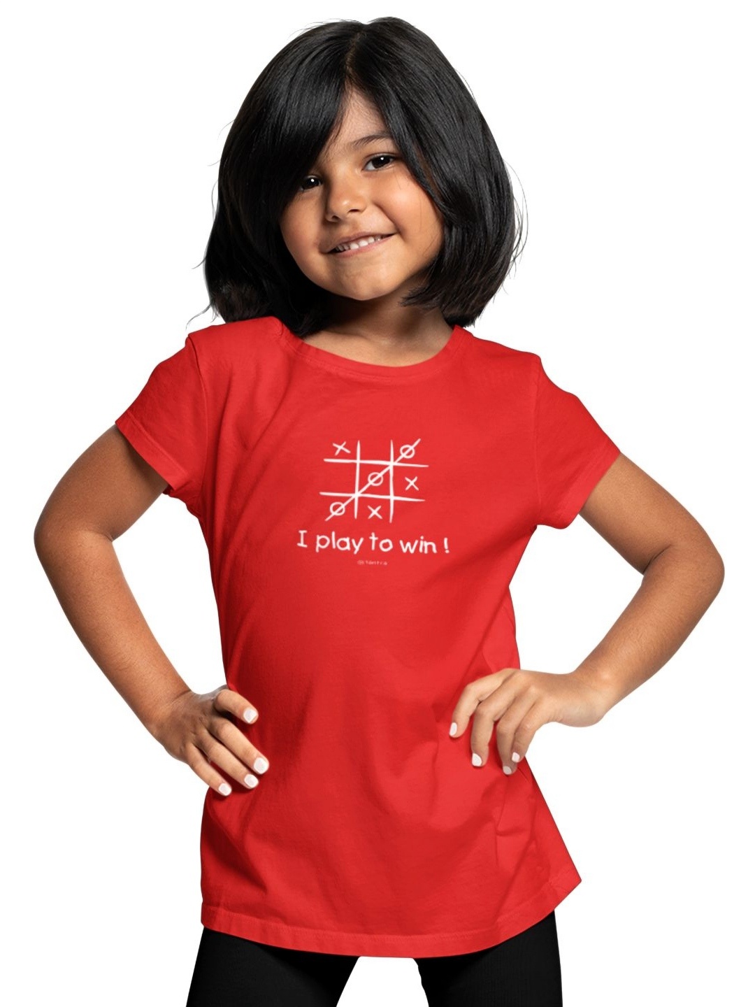 

Tantra Kids Typography Printed Applique T-shirt, Red