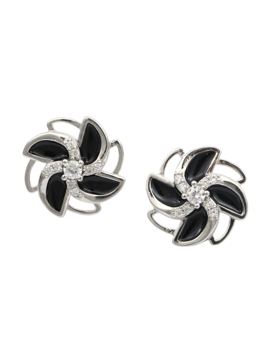 

MAIRA Square Studs Earrings, Silver