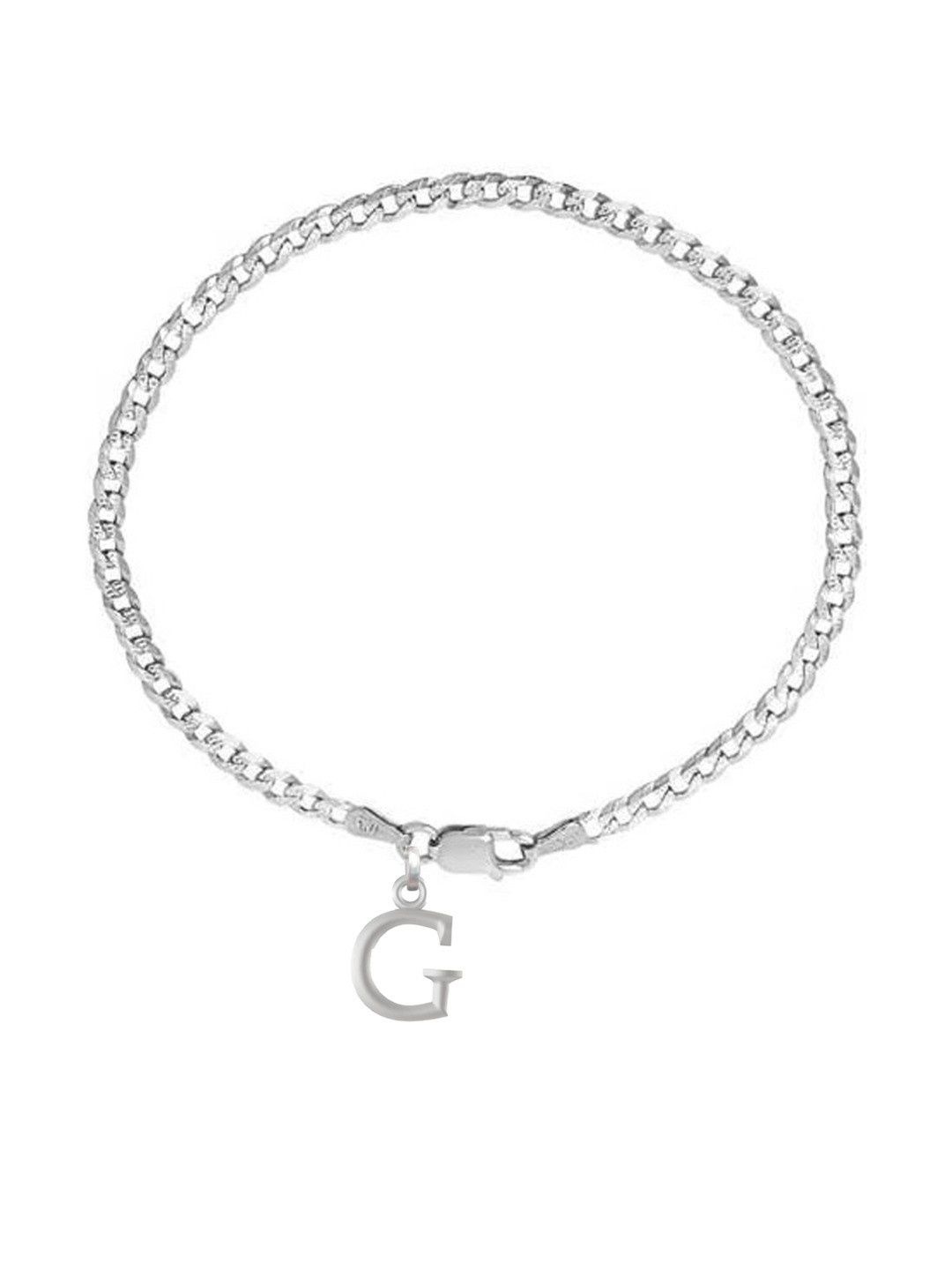 

AKSHAT SAPPHIRE Men Sterling Silver Link Bracelet