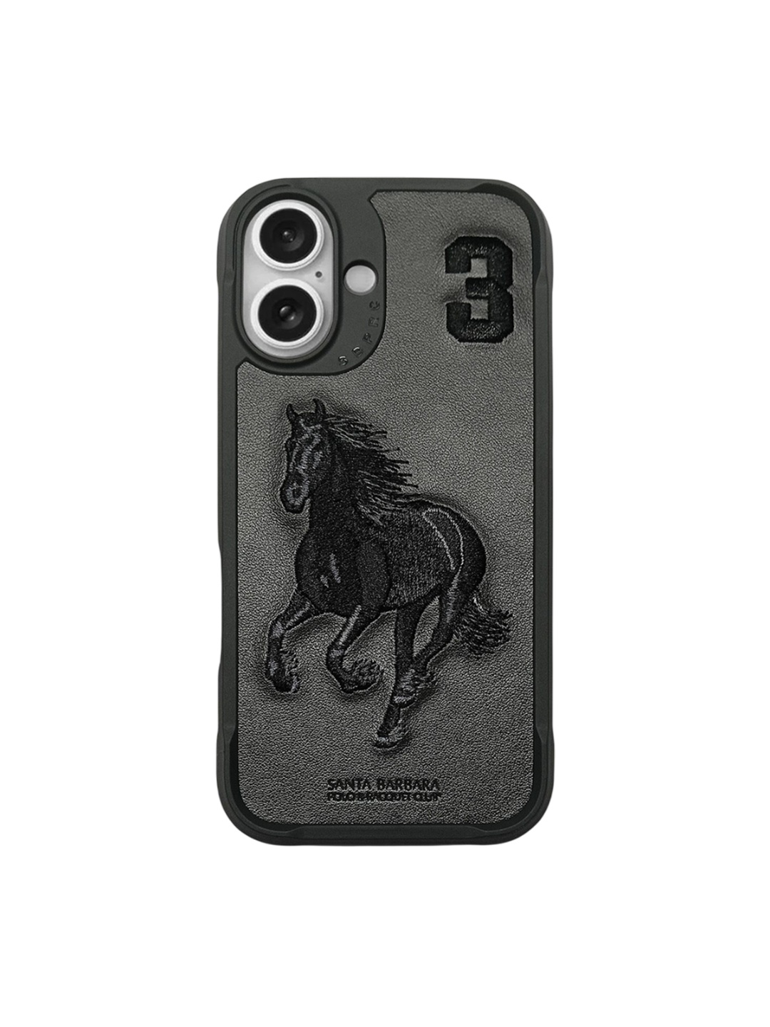 

TREEMODA Abstract Printed iPhone 16 Back Case Mobile Accessories, Grey