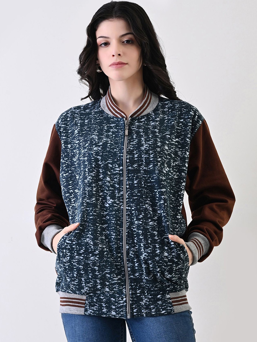 

BAESD Women Fleece Lightweight Open Front Jacket, Brown