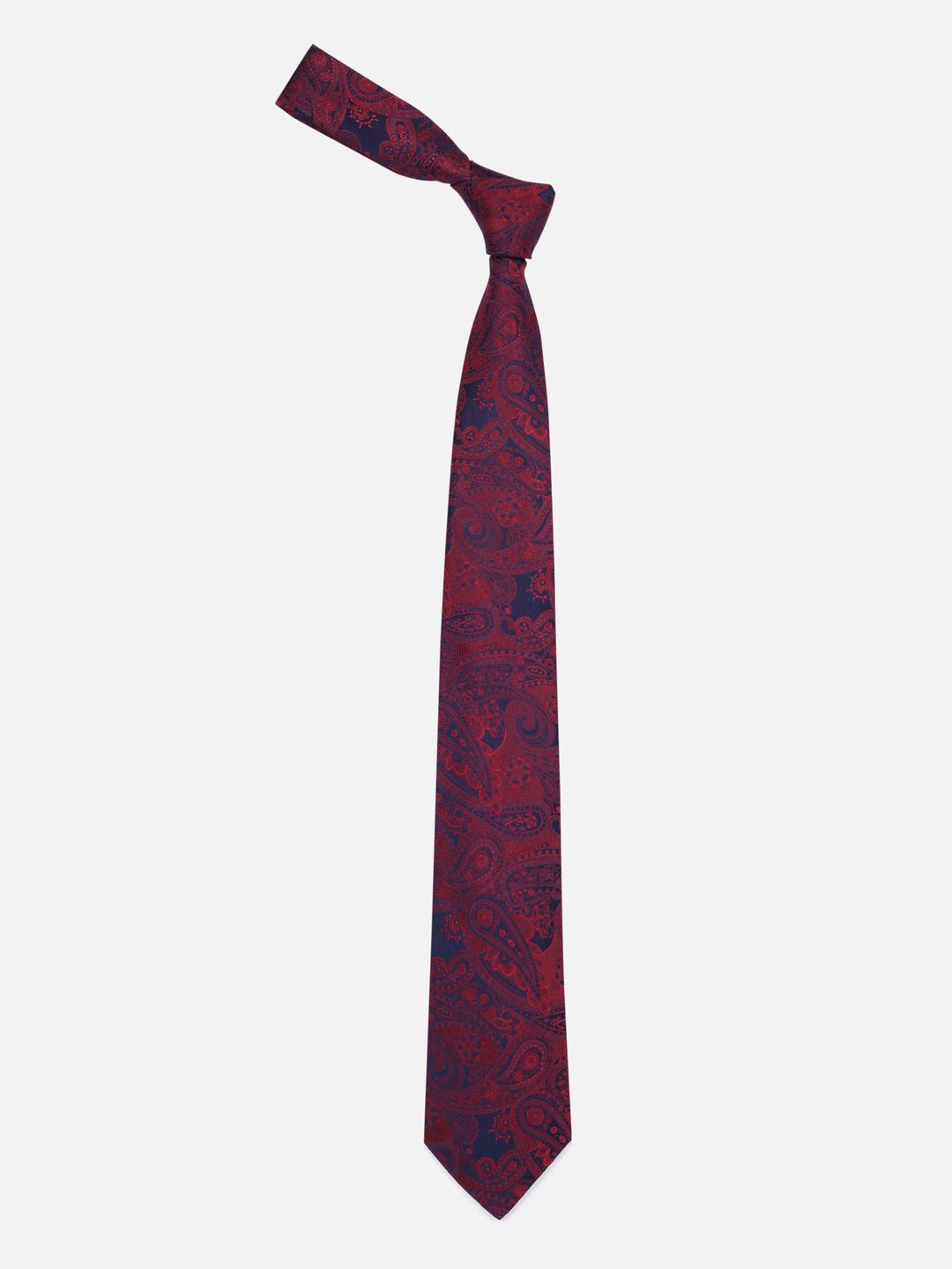 

Van Heusen Men Printed Ascot Tie, Maroon