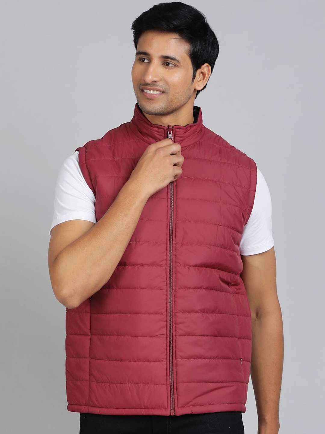 

JADE BLUE Men Tailored Jacket, Maroon