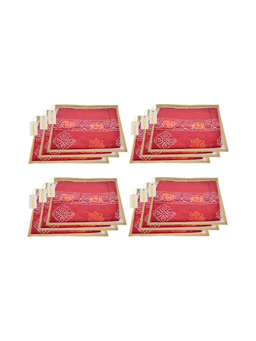 

Ajabh Beige & Transparent 12 Pieces Multi-Utility Organisers