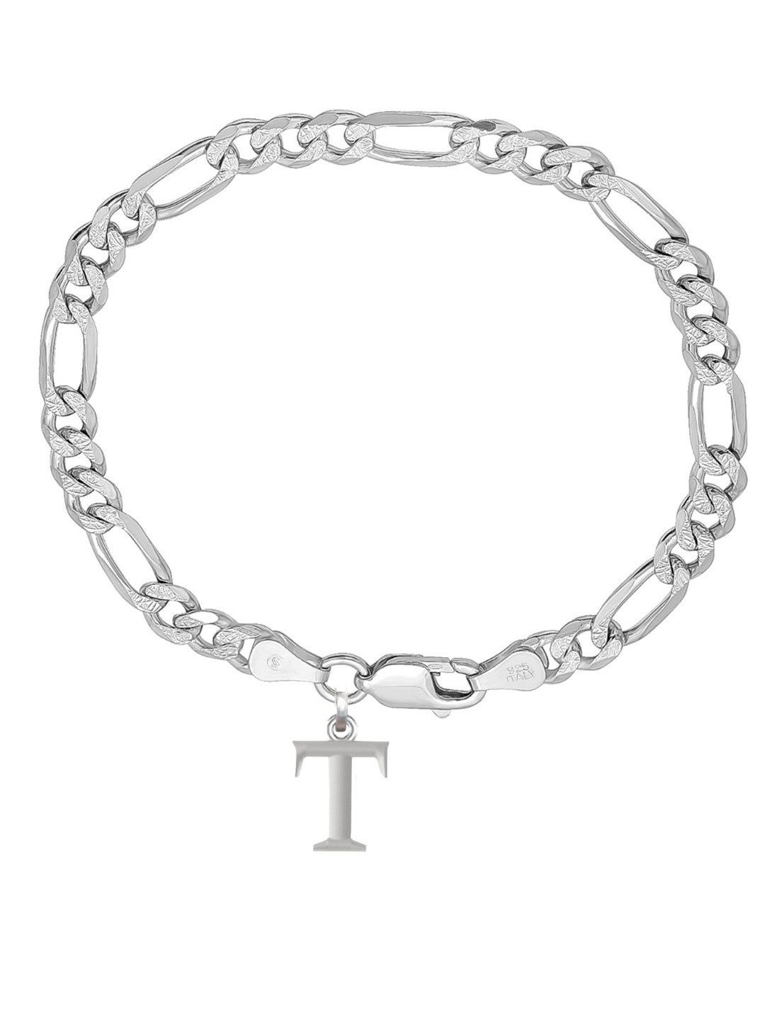 

AKSHAT SAPPHIRE Men Sterling Silver Link Bracelet