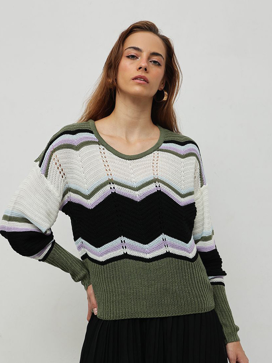 

STREET 9 Women Pullover, Olive