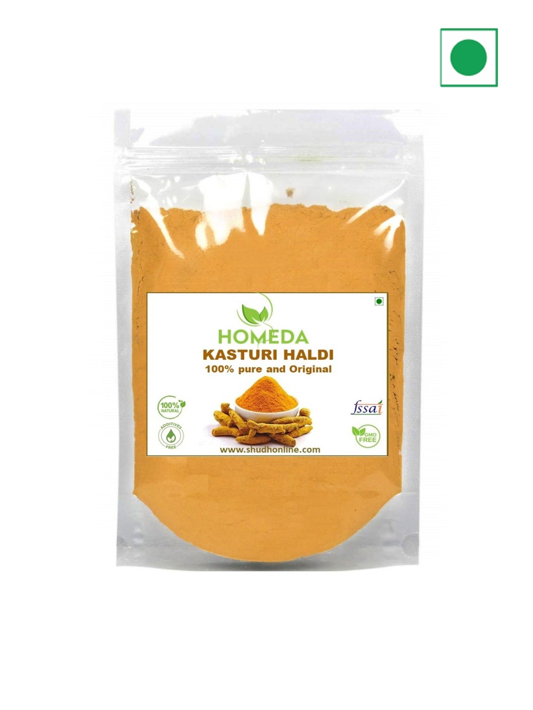 

Homeda Natural Kasturi Haldi Powder For Face & Skin - 1 Kg, Orange