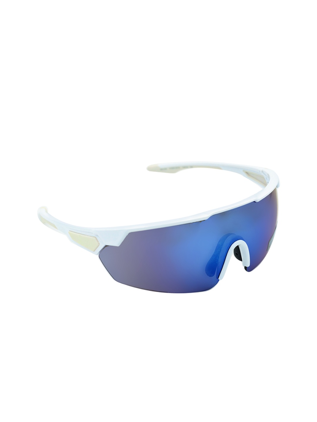 

Steve Madden Unisex Shield Sunglasses with UV Protected Lens X17078, White