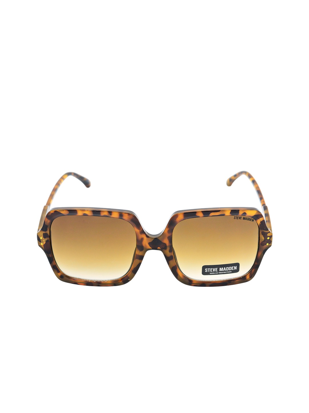 

Steve Madden Women Oversized Sunglasses with UV Protected Lens X17069, Brown