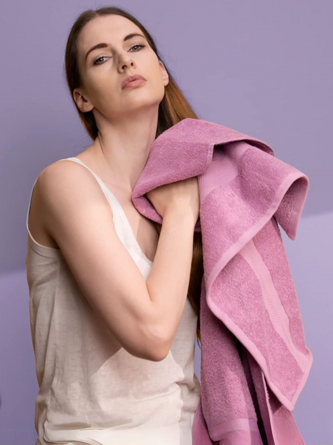 

Black gold Pink 2 Cotton 500 GSM Bath Towel