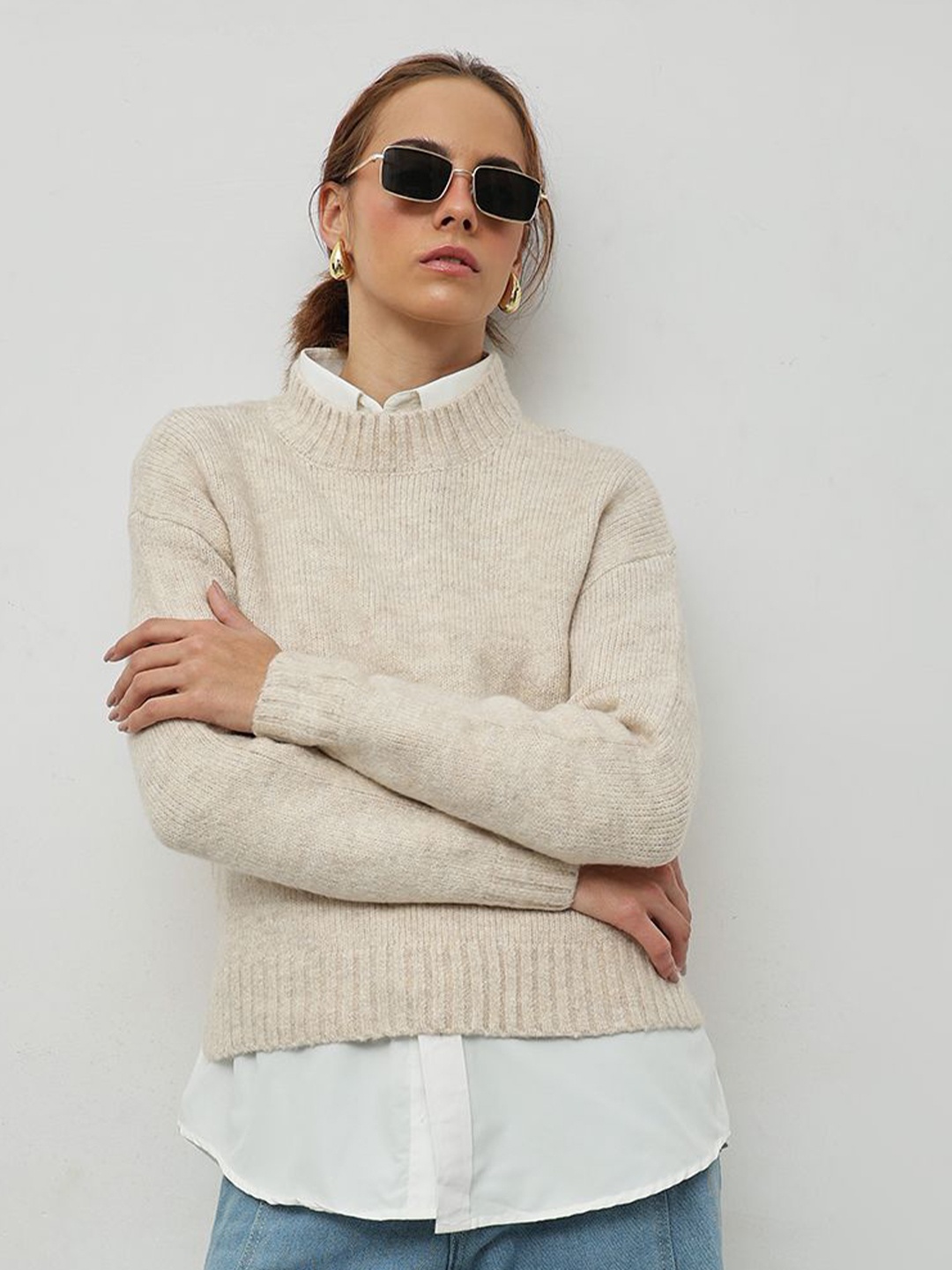 

STREET 9 Women Pullover, Beige
