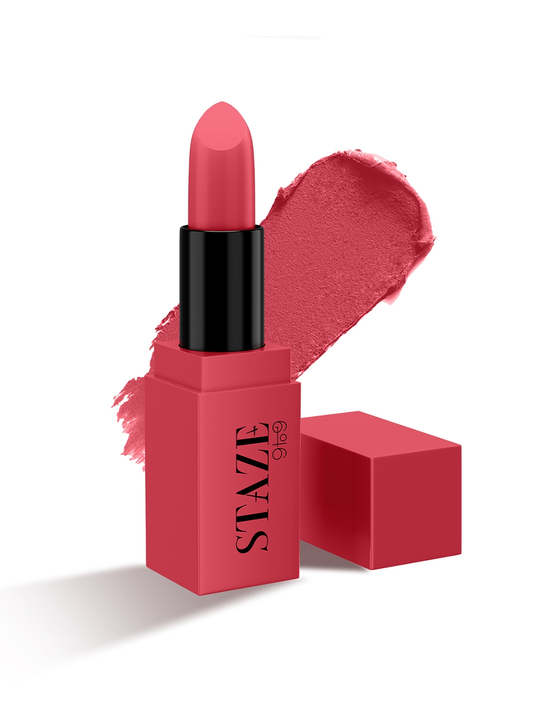 

STAZE 9to9 Creme De La Matte Lipstick - Strawberry Daiquiri 05, Pink