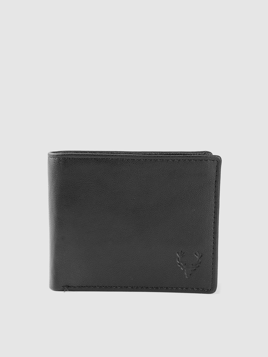 

Allen Solly Men Leather Two Fold Wallet, Black