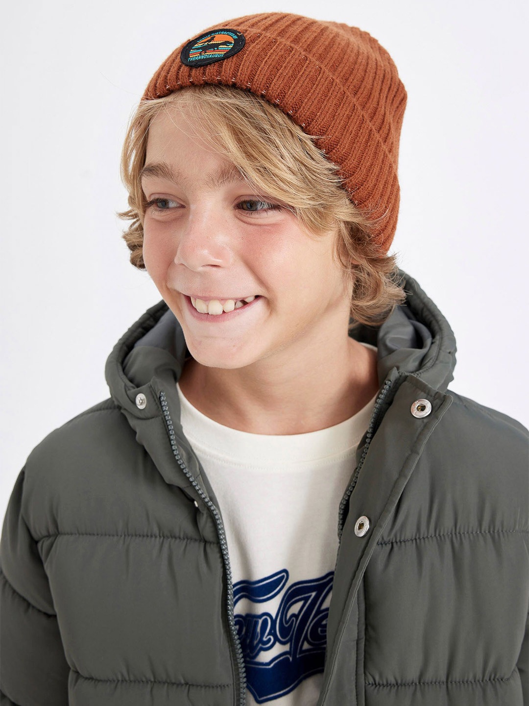 

DeFacto Boys Beanie, Brown