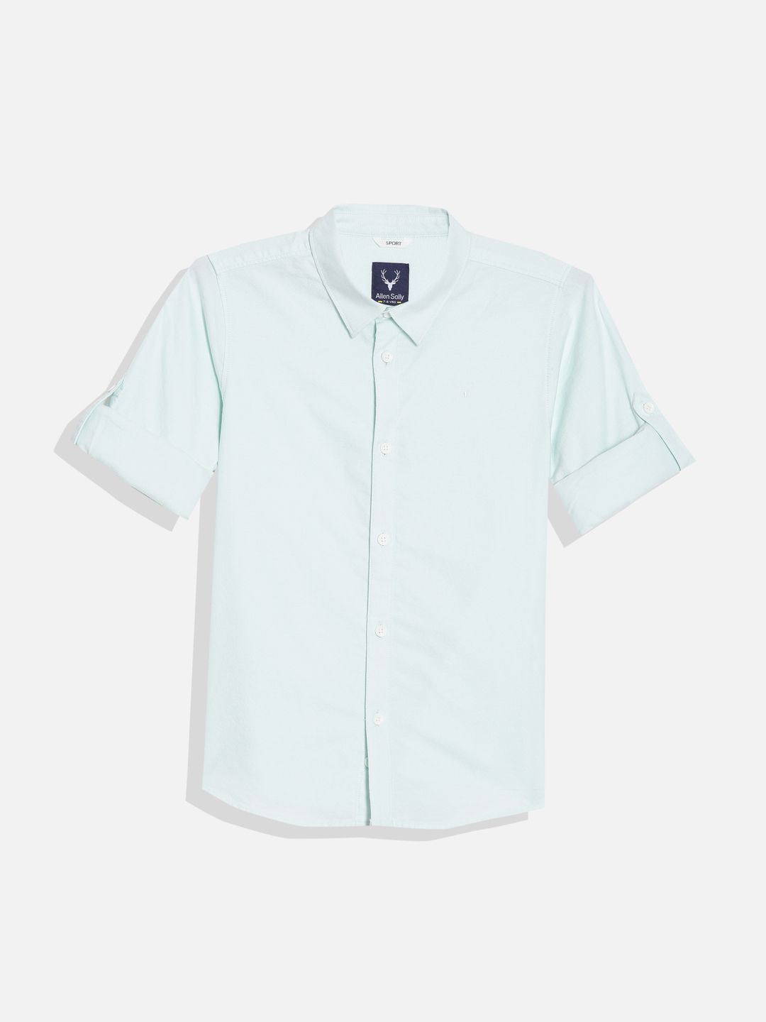 

Allen Solly Junior Boys Slim Fit Opaque Casual Shirt, Green