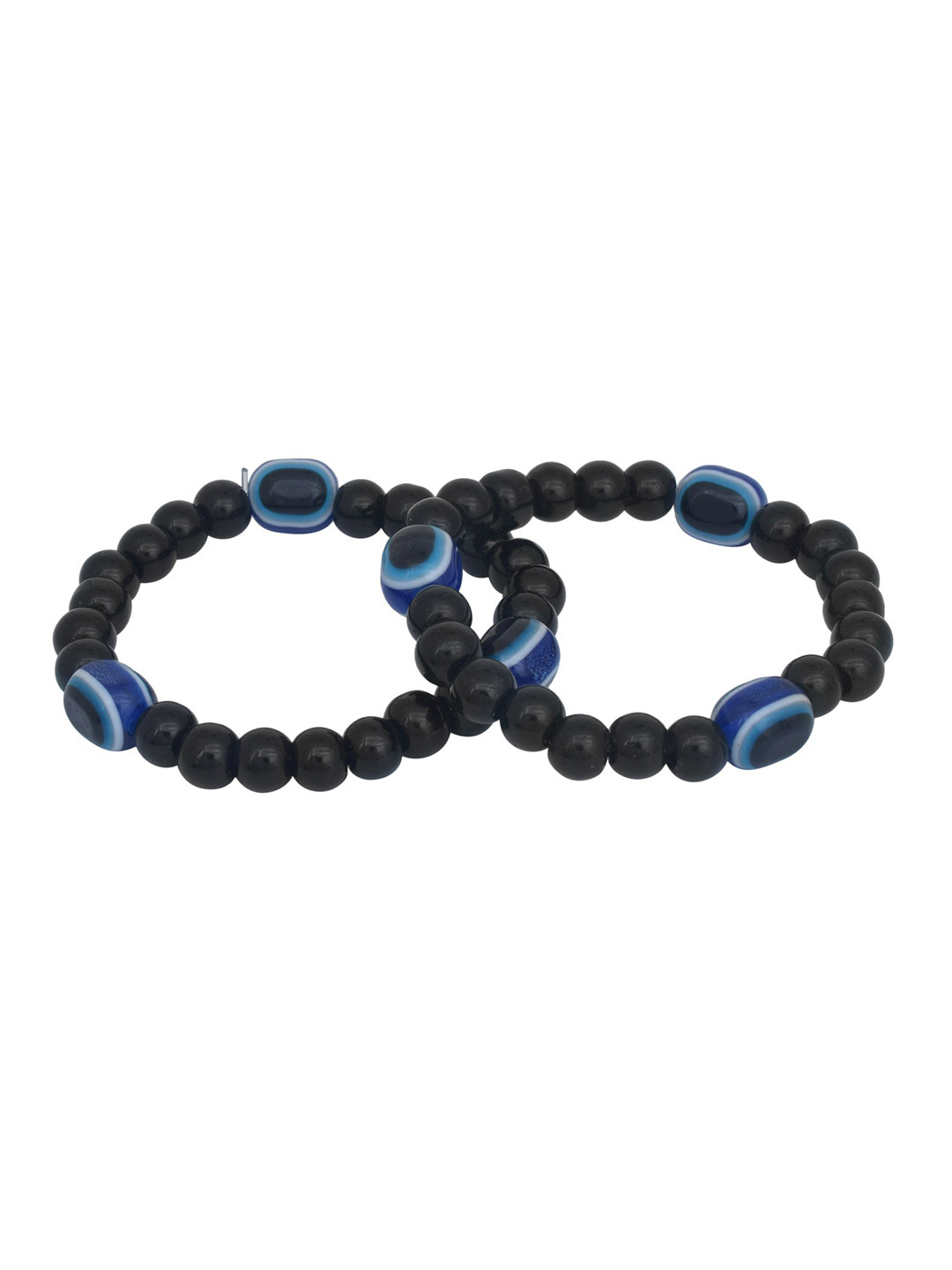 

MEMOIR Unisex Kids 2 Brass Antique Brass-Plated Charm Bracelet, Black