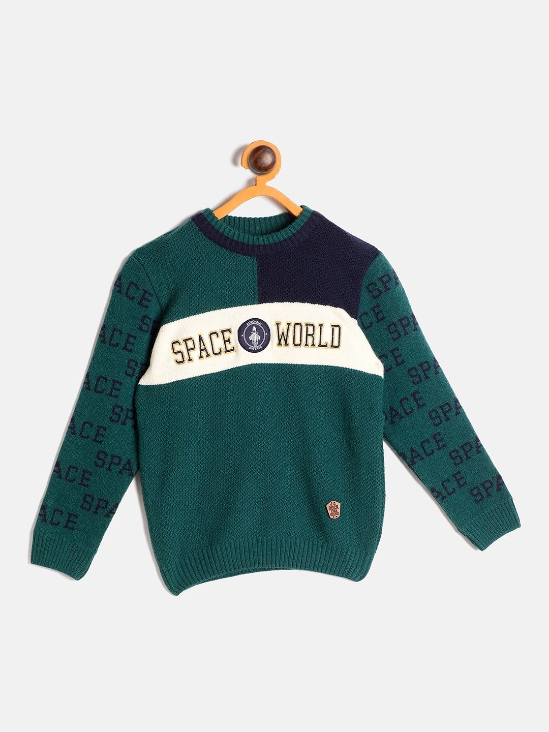 

Duke Boys Cable Knit Pullover, Green