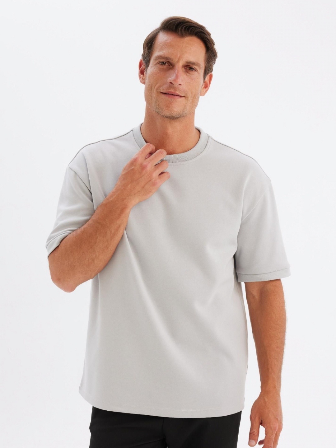 

DeFacto Men Polo Collar Pockets T-shirt, Na