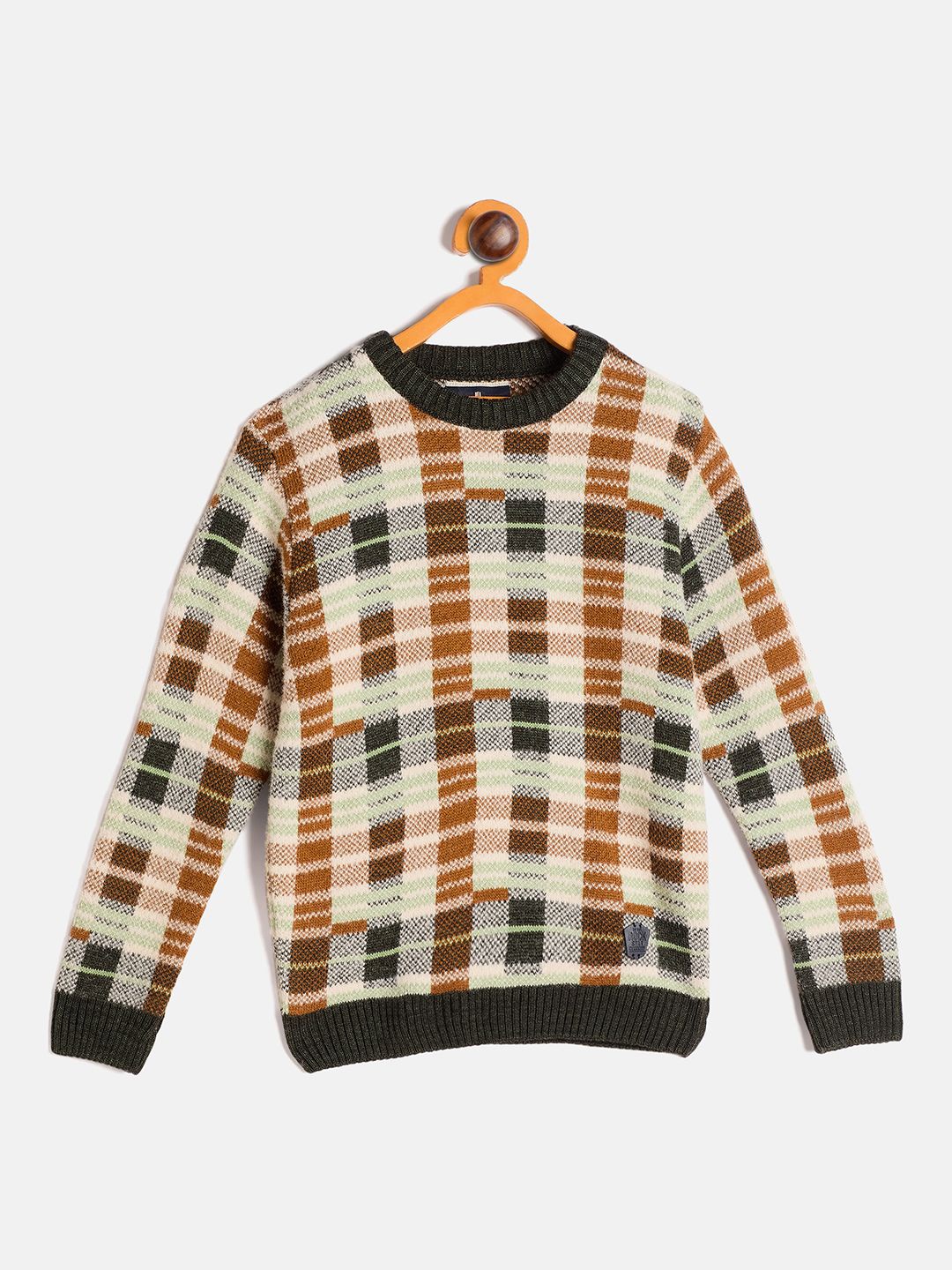 

Duke Boys Checked Pullover, White
