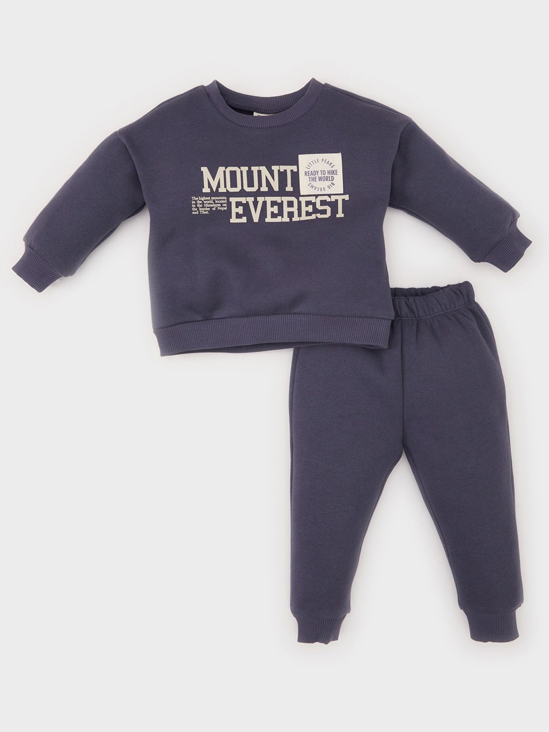 

DeFacto Boys Printed T-shirt with Pyjamas, Grey