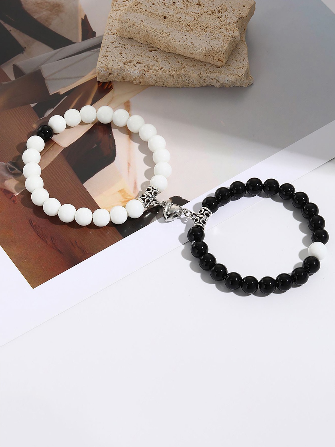 

StyleCast x Revolte Women 2 Handcrafted Silver-Plated Bracelet