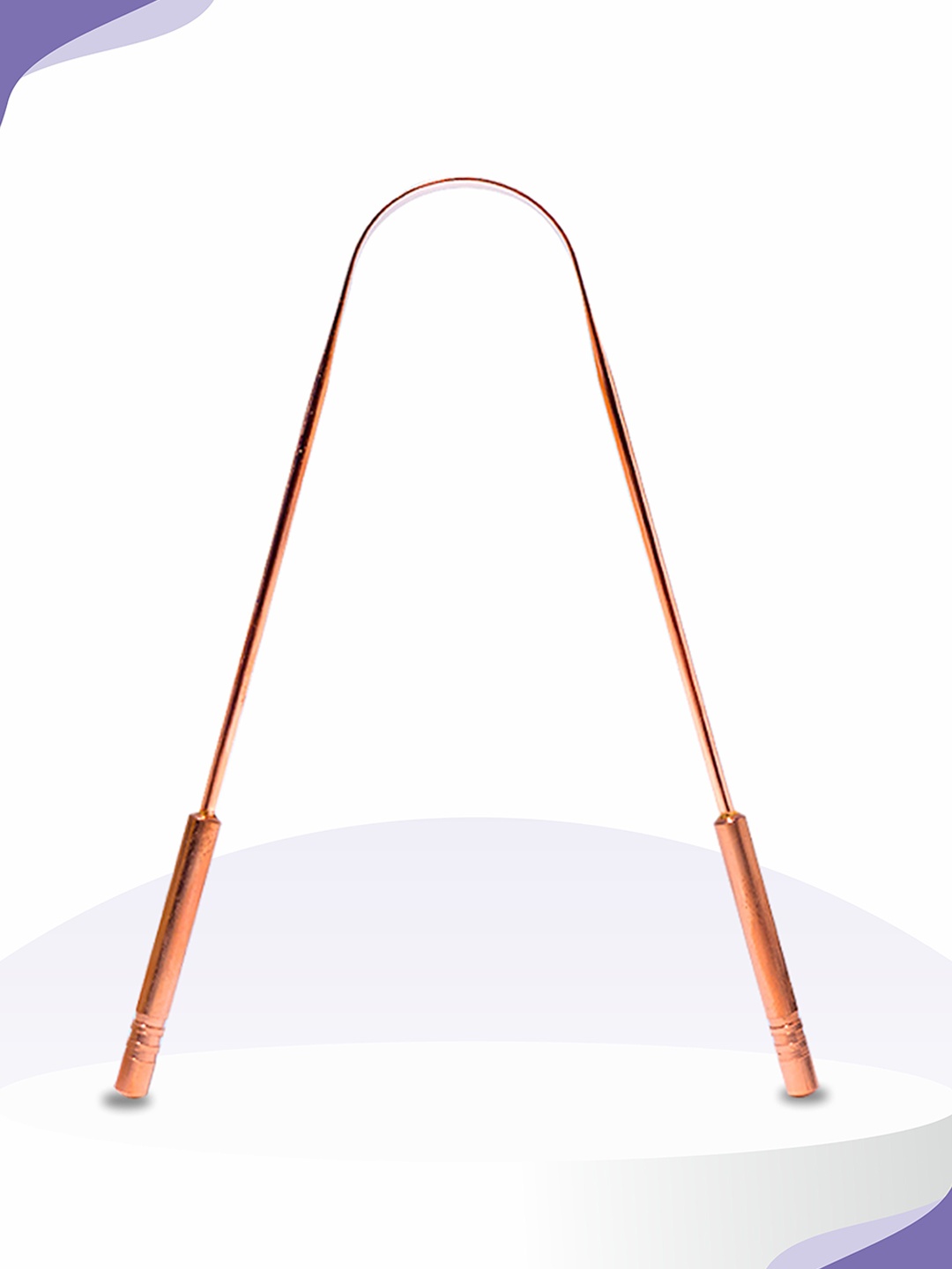 

Nurpi Copper Tongue Cleaner For Oral Health, Silver