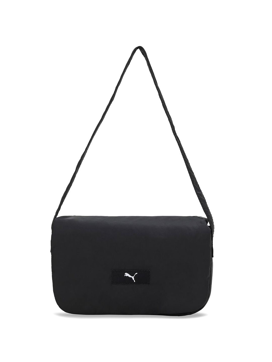 

Puma PLUSH Women Brand Logo Printed Handbag, Black
