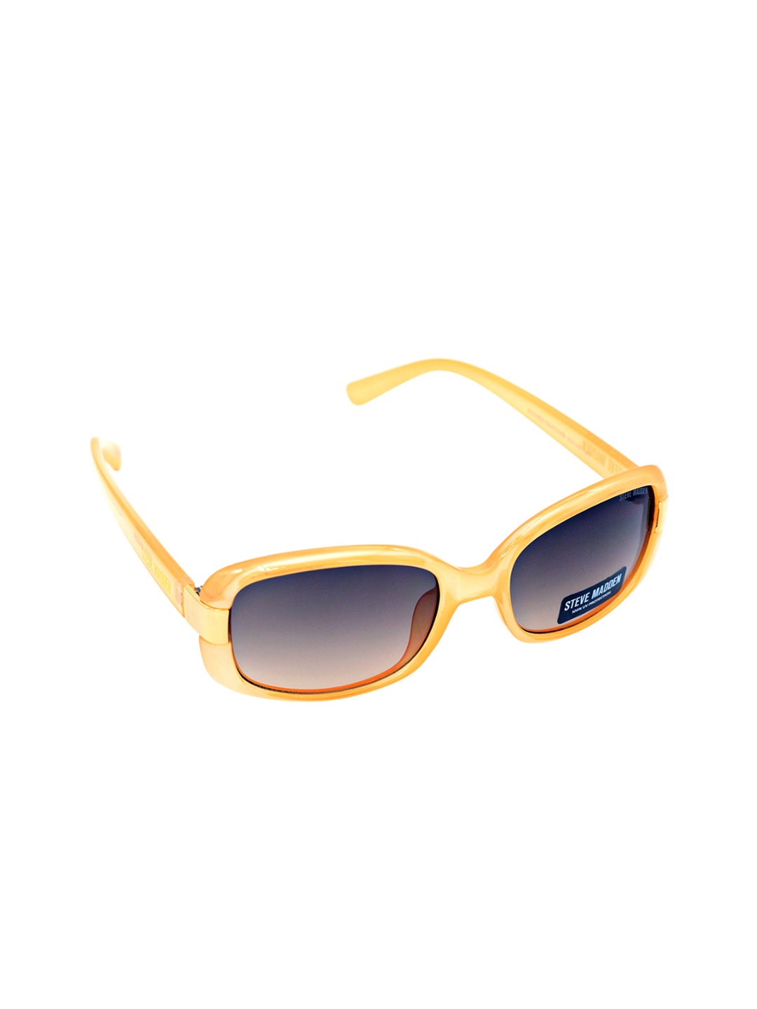 

Steve Madden Women Aviator Sunglasses with UV Protected Lens X17084, Blue