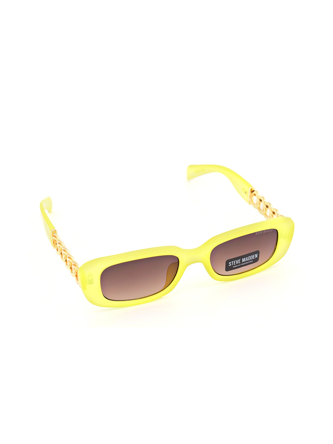

Steve Madden Women Square Sunglasses with UV Protected Lens X17008, Grey