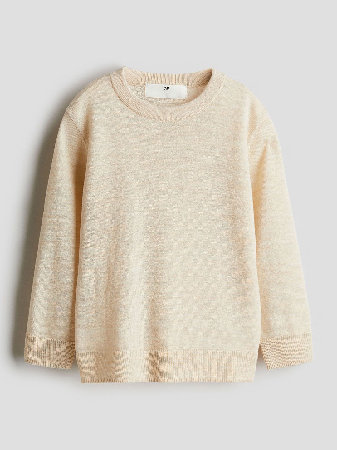 

H&M Boys Wool-Knit Jumper, Beige