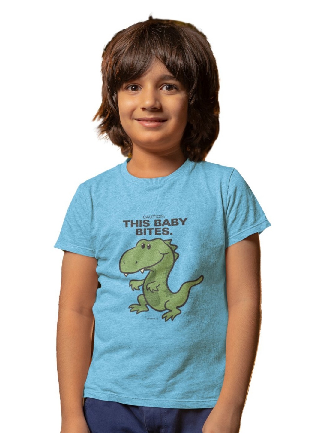 

Tantra Kids Printed T-shirt, Turquoise blue