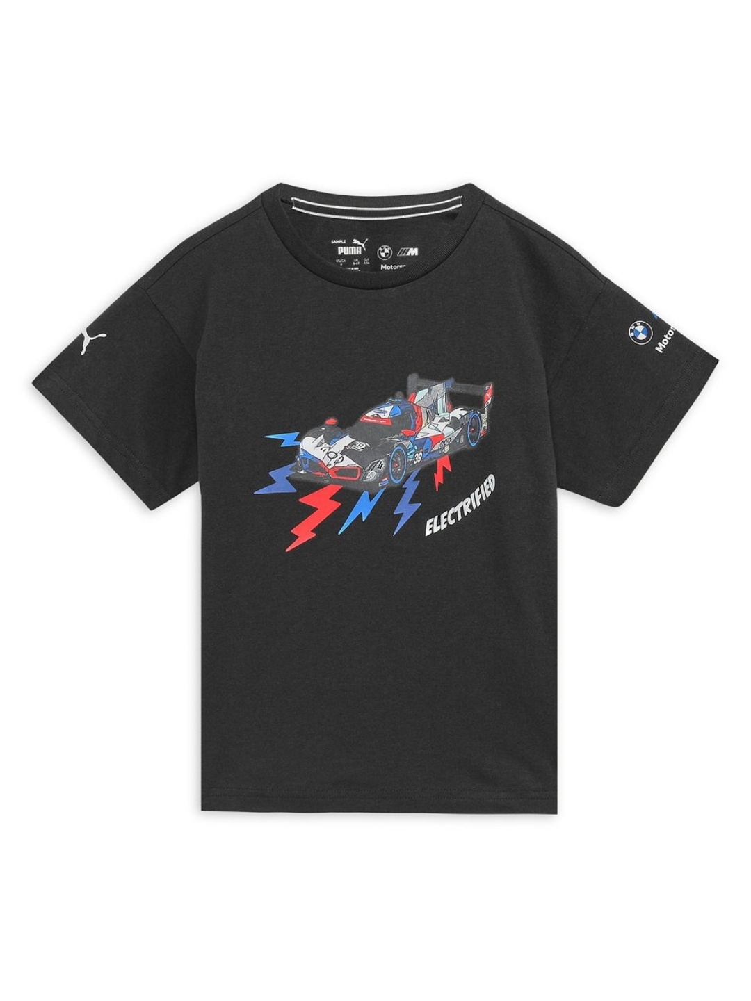 

PUMA Motorsport Kids Printed Applique T-shirt, Black