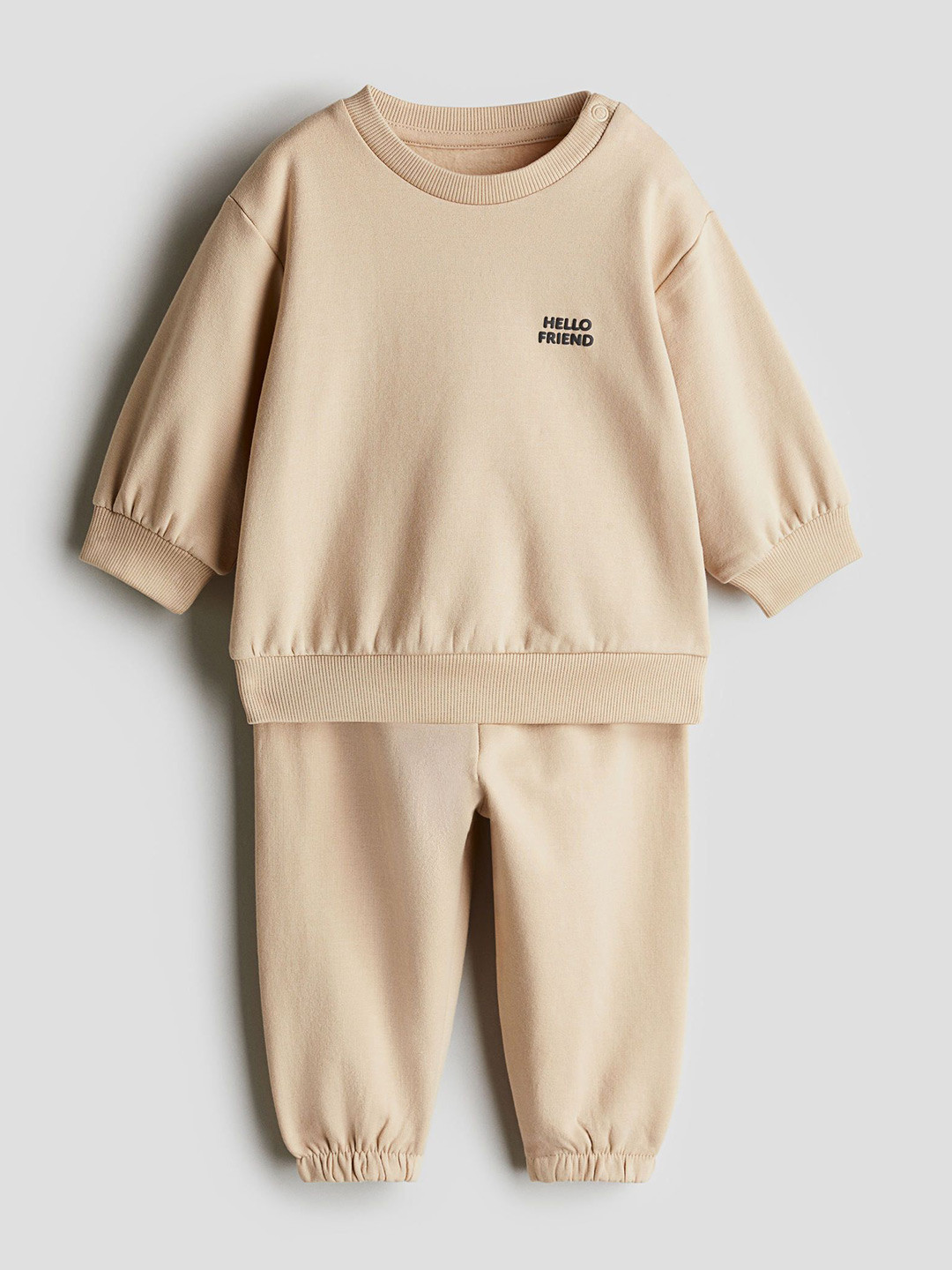 

H&M Infant Boys 2-Piece Sweatshirt Set, Beige