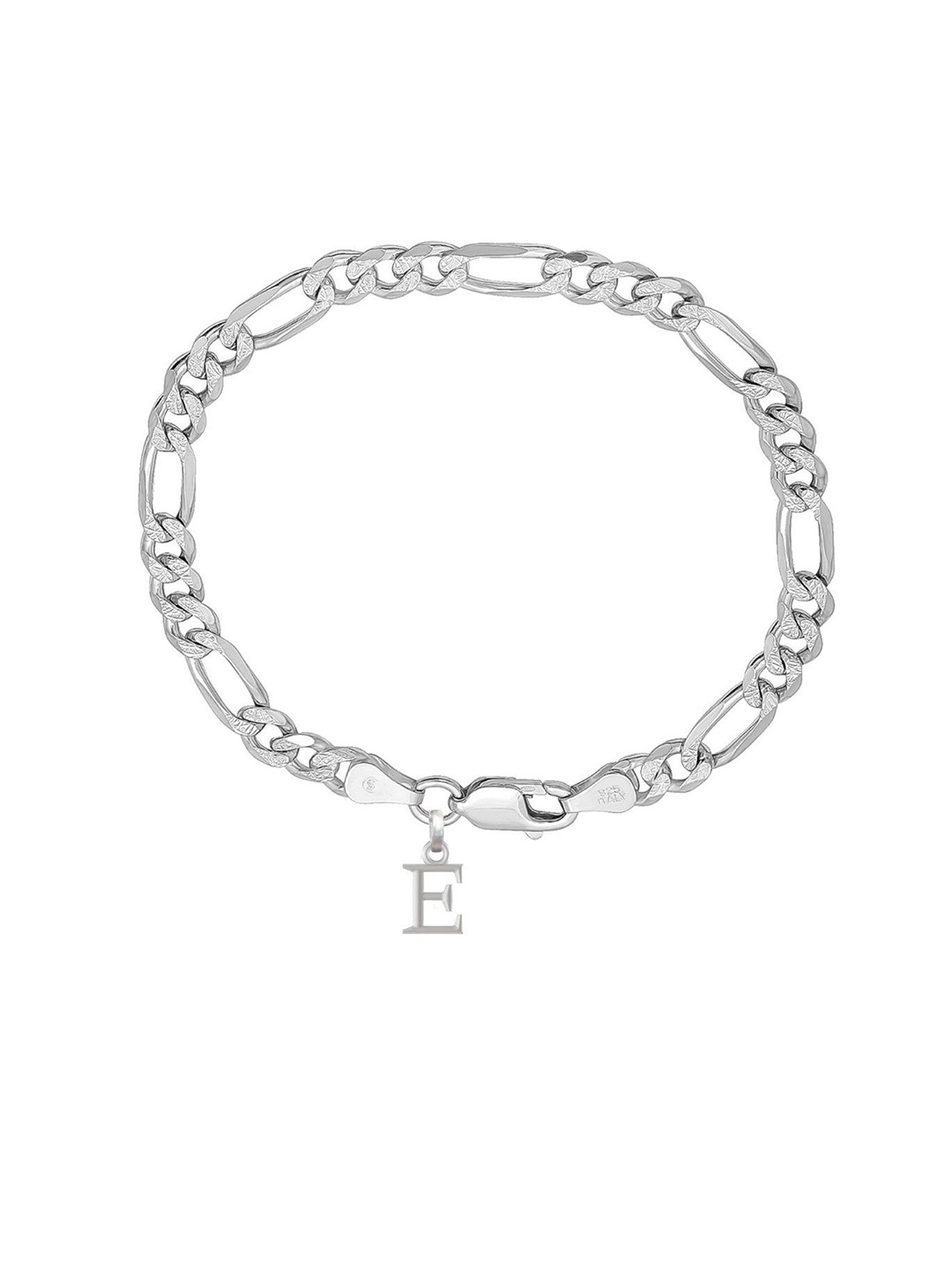

AKSHAT SAPPHIRE Men Sterling Silver Link Bracelet