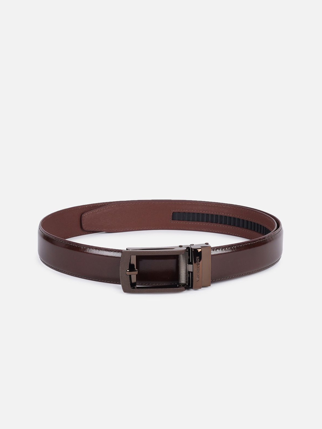 

Van Heusen Men Leather Formal Belt, Brown