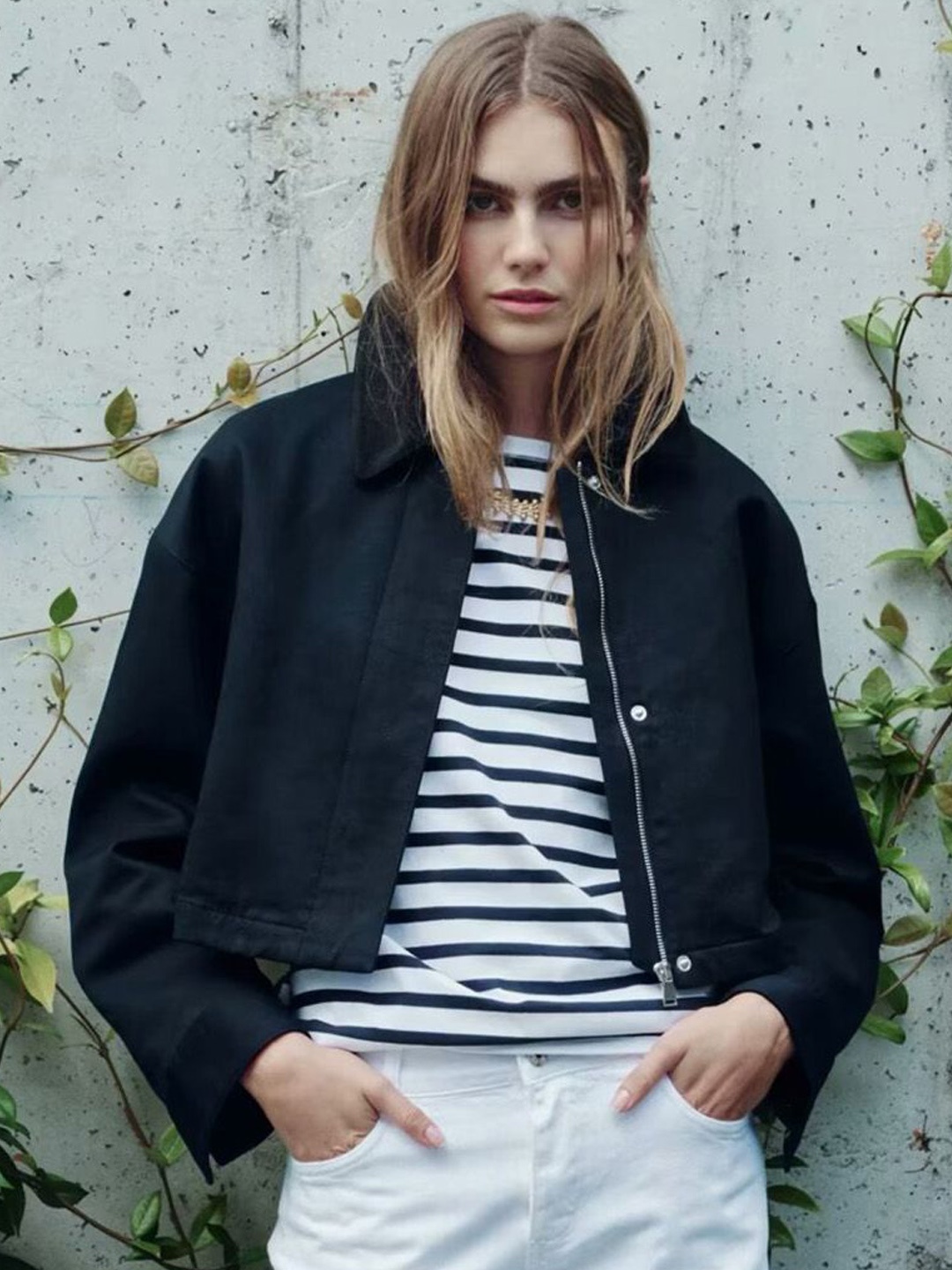 

StyleCast Women Open Front Jacket, Black