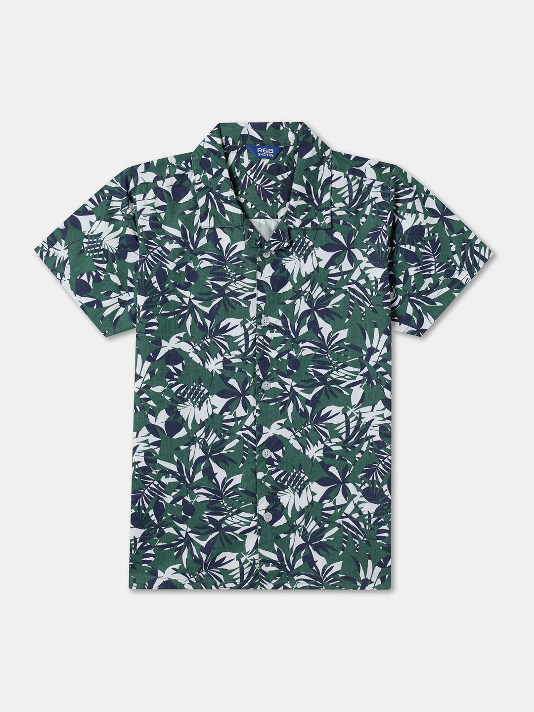 

R&B Boys Floral Opaque Printed Casual Shirt, Multi