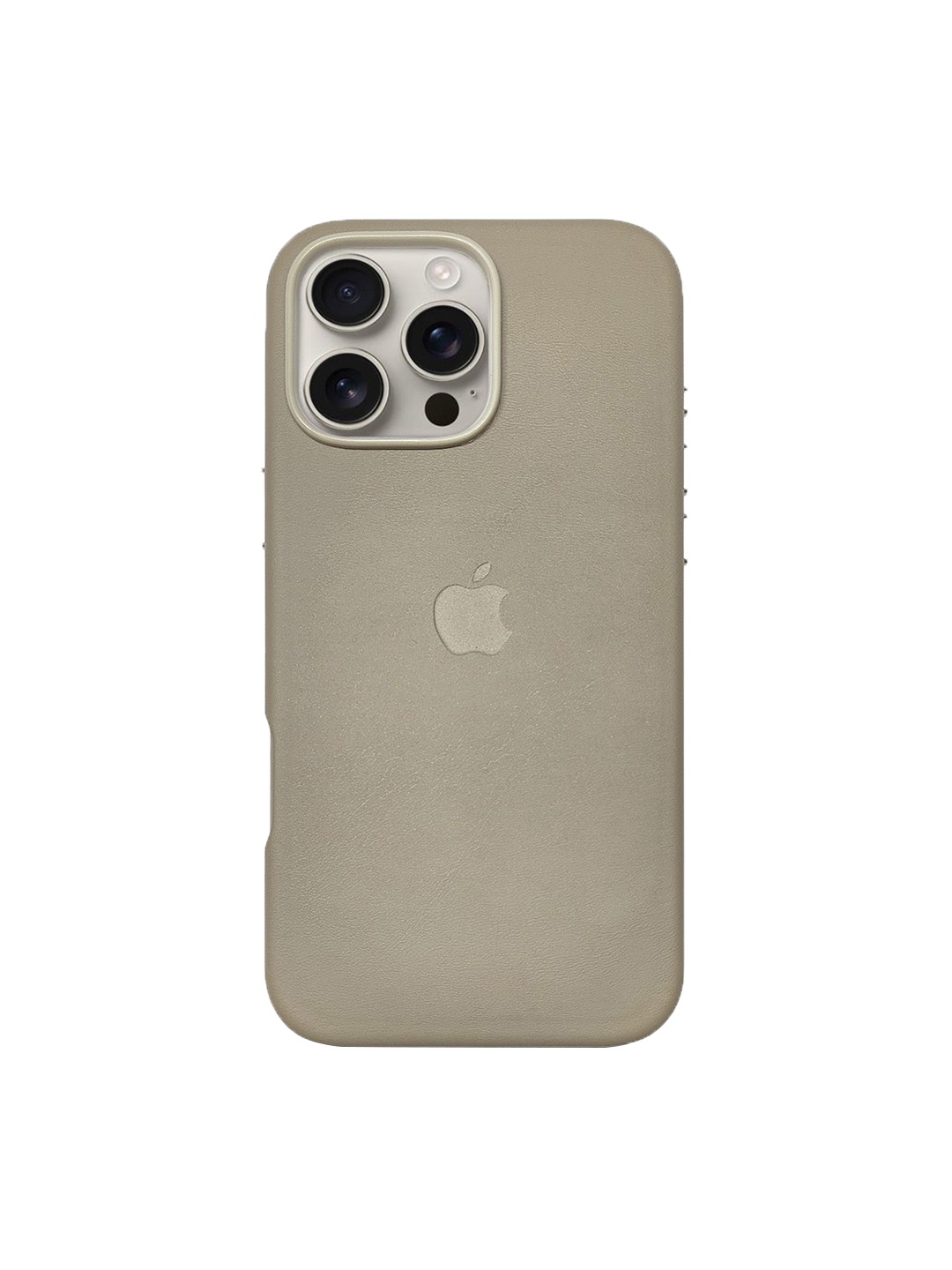 

TREEMODA Solid Printed iPhone 16 Pro Back Case Mobile Accessories, Grey